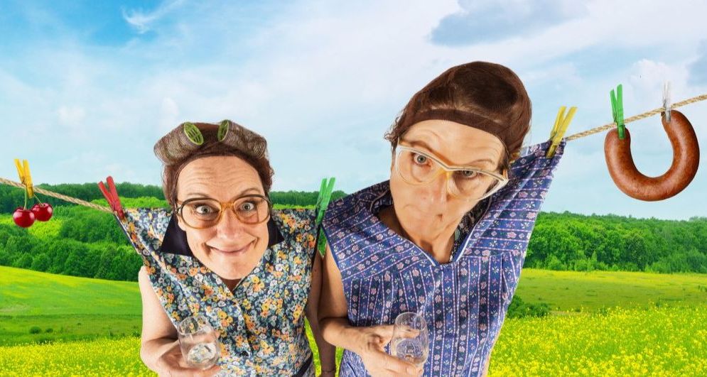 Sylvie Galuppo, Sylvie Berney-Grobéty, Sylvie Berney, les sissis, les Sissi's, on a de la chance avec le temps, humour, vaud, vaudois, suisse romande, drole, cerise au kirsch, papet vaudois, vin blanc, rue des mégeres, spectacle, sketch, terroir, humour vaudois, camille destraz, PEM images. Sylvie Galuppo, Sylvie Berney-Grobéty, Sylvie Berney, les sissis, les Sissi's, on a de la chance avec le temps, humour, vaud, vaudois, suisse romande, drole, cerise au kirsch, papet vaudois, vin blanc, rue des mégeres, spectacle, sketch, terroir, humour vaudois, camille destraz, PEM images.